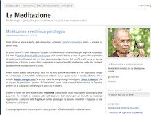 Tablet Screenshot of lameditazione.com
